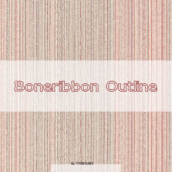 Boneribbon Outline example